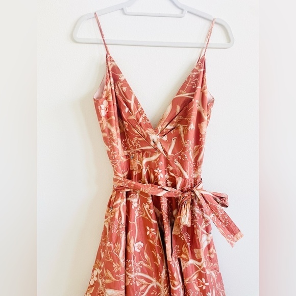 JOHANNA ORTIZ Cacatua belted layered floral-print cotton-poplin midi dress 6 - Picture 5 of 13